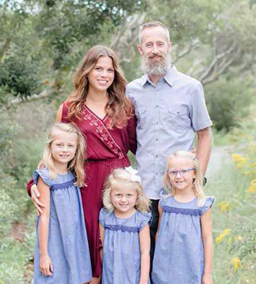 Dr. Curling with his family